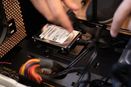 Computer repair work in progress